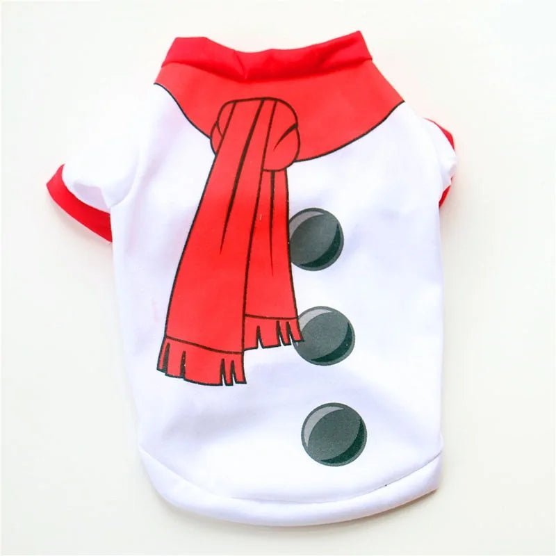 Cotton Christmas Pet Clothes - Purrfection Palace