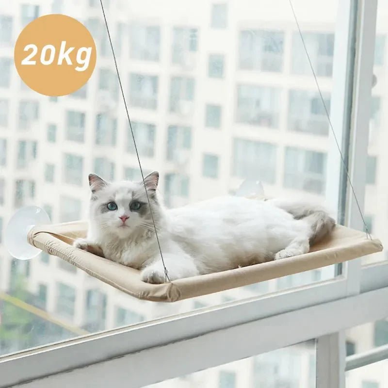 Cozy Cat Window Hanging Bed - Purrfection Palace