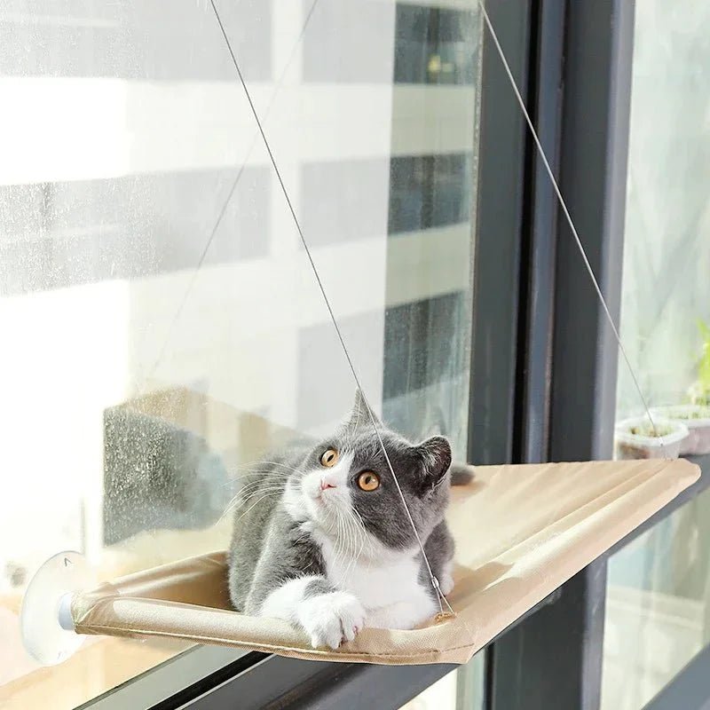 Cozy Cat Window Hanging Bed - Purrfection Palace