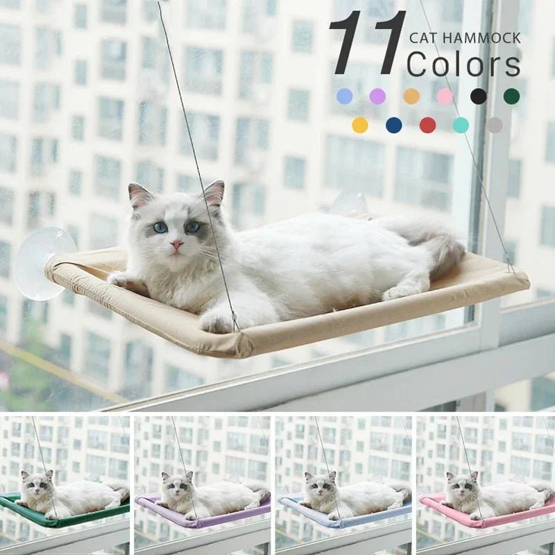 Cozy Cat Window Hanging Bed - Purrfection Palace