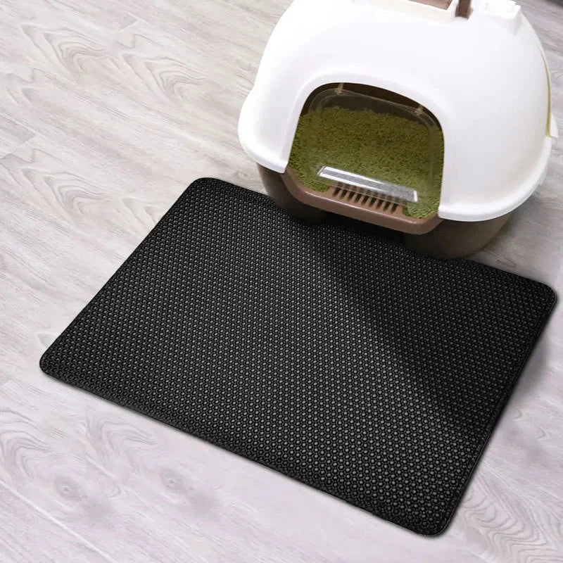 Double Layer Cat Litter Mat - Purrfection Palace