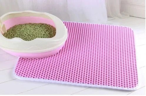 Double Layer Cat Litter Mat - Purrfection Palace