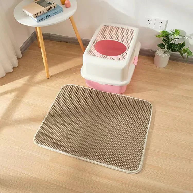 Double Layer Cat Litter Mat - Purrfection Palace