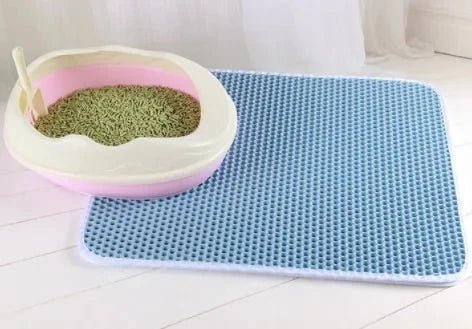 Double Layer Cat Litter Mat - Purrfection Palace