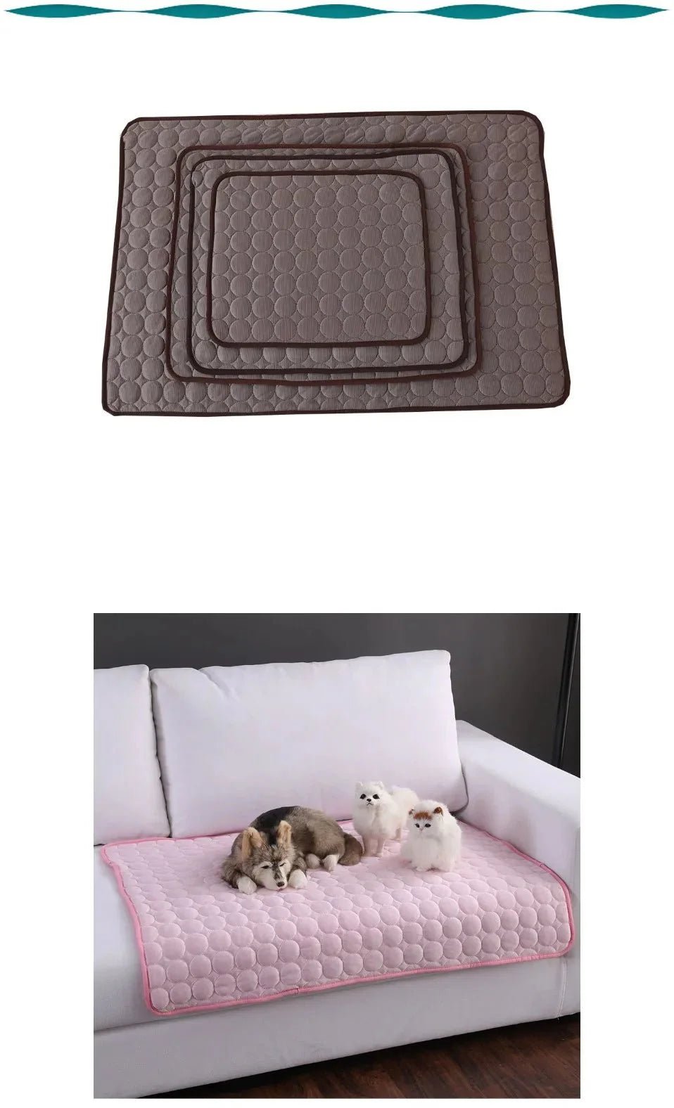 Pet Cooling Mat for Summer - Purrfection Palace