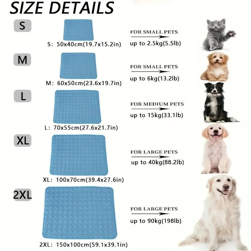 Pet Cooling Mat for Summer - Purrfection Palace