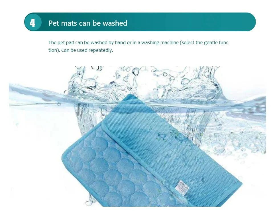 Pet Cooling Mat for Summer - Purrfection Palace