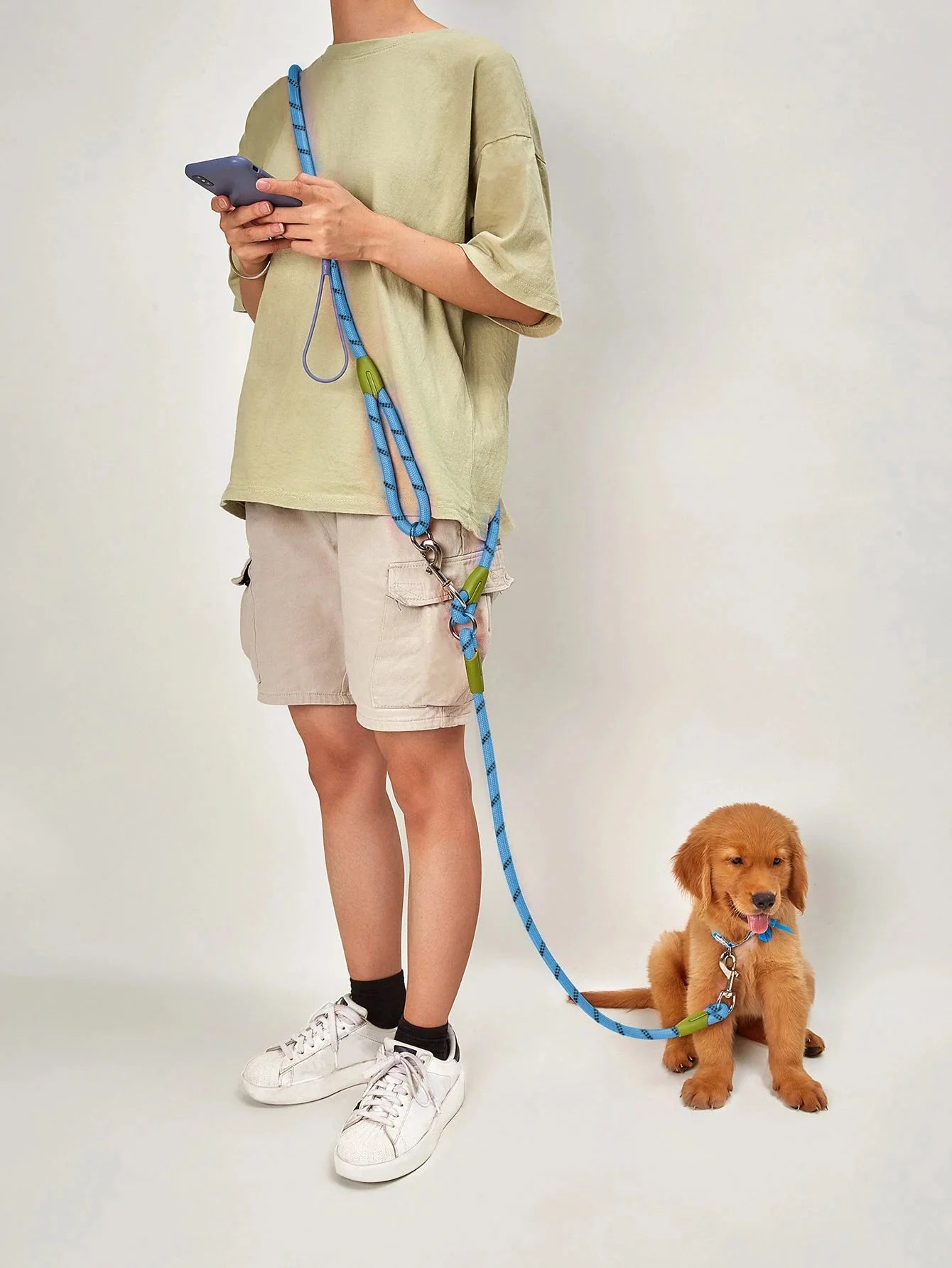 Reflective Nylon Hands - Free Dog Leash - Purrfection Palace